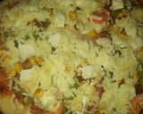 হোমমেড ভেজ পিজ্জা (homemade veg pizza recipe in Bengali) রেসিপির ধাপ 9 ছবি