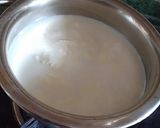 A picture of step 3 of Mango kheer.