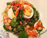 A picture of step 5 of Quinoa, Chickpea, and Egg Salad by Elena.