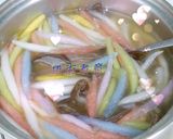 五彩繽紛銀針粉的食譜步驟4照片