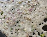 A picture of step 3 of Rava Dosa.
