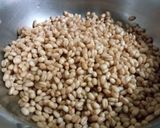 A picture of step 1 of Wheat Coconut Milk Pudding.