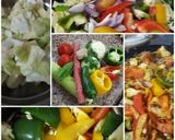 A picture of step 7 of Colourful mix vegetable.