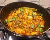 A picture of step 4 of Soya Chunks and Cauliflower Masala (High protein, nutritious).