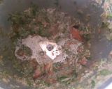 A picture of step 5 of Bitter gourd in coriander gravy.
