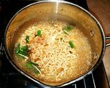A picture of step 4 of Mike's Spicy Thai Shrimp Ramen Noodles.