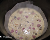 Foto del paso 6 de la receta: Quiche de Salchichas y Tres Quesos en Olla Programable