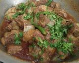 A picture of step 4 of Karahi Gosht.