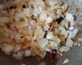 A picture of step 7 of Mutton masala curry.
