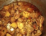 A picture of step 3 of White chicken biryani.