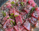 Foto del paso 1 de la receta: Sashimi de atún estilo los arcos