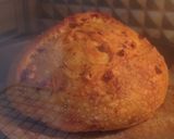 Foto langkah ke 21 dari resep Kunyit Chili Flakes Cheese Sourdough Bread (Open Bake Method).