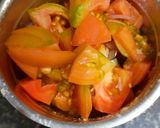 A picture of step 2 of Ratlami sev bhaji.