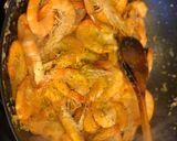 A picture of step 2 of Shrimp Halabos.