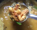 A picture of step 5 of Prawn Dal.