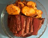 Foto del paso 9 de la receta: #LaCocinaNosUneMi bife de chorizo (entrecot en España) marinado al malbec