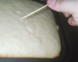 A picture of step 8 of Flag cake without oven.