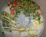 Foto langkah ke 3 dari resep Nasi Daun Jeruk dengan Teri Nasi.