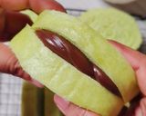 Foto langkah ke 9 dari resep Roti Kukus Khas Pontianak (versi Pandan).