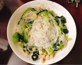 Hình bước làm 2 của món Bún khô xào cồi điệp