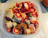 Hình bước làm 1 của món Bún xào đuôi bò