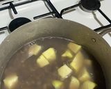 A picture of step 2 of Beans / sweet potato porridge.