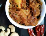 A picture of step 4 of Chettinad mutton gravy.