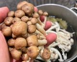 Japán gombabulgur recept fázis 1 fotója