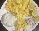 A picture of step 1 of Pineapple juice.