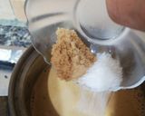 A picture of step 4 of Karak chai.