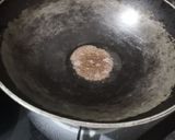 A picture of step 1 of Farsan curry.