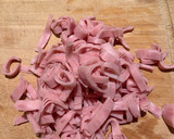 Foto del paso 3 de la receta: Arroz integral con jamón york, puerro y champiñones