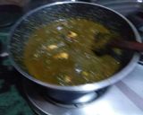 A picture of step 4 of Palak Paneer.