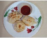 A picture of step 10 of Steamed Chicken Dumplings (Momos).