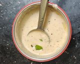 A picture of step 3 of Coconut Red chill chutney.