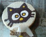 Foto del paso 13 de la receta: Bizcochuelo con dibujo impreso de Gato