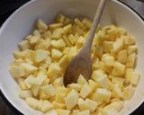 Almás-vaníliás pudingtorta /Apfel-Puddingkuchen recept fázis 4 fotója