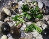 Foto del passaggio 1 della ricetta 426 * Spaghetti con vongole e lupini (4°metodo) 🐚🍅🍝