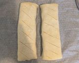 A picture of step 4 of Chicken sausage rolls.
