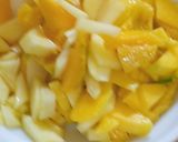 A picture of step 1 of Khatta meetha,keri ka achaar.