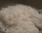 A picture of step 10 of White rice (without rice cooker).