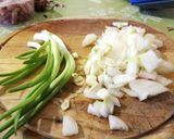 Medvehagymás, kecskesajtos carbonara #medvehagyma recept fázis 2 fotója