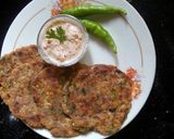 A picture of step 4 of Shingada paratha.