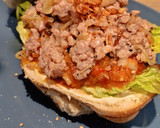Foto del paso 8 de la receta: Bocadillo de butifarra esparracada con pisto