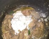 A picture of step 3 of Mutton Pulao.