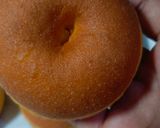 Foto langkah ke 20 dari resep Donat Labu Kuning Super Lembut Tanpa Degasing.