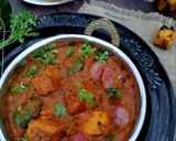 A picture of step 10 of Paneer Tikka Masala.