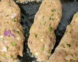 A picture of step 6 of Restaurant Style Sizzling Kabab.