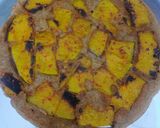 A picture of step 5 of Kuttu waterchestnut flour pumpkin pie.