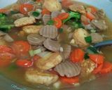 Foto langkah ke 5 dari resep Sapo Tofu Kuah Simpel.